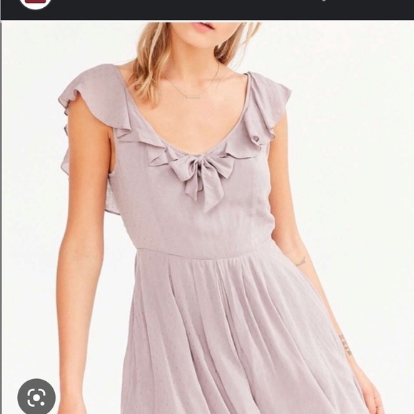 Kimchi Blue Urban outfitters purple ruffled romper - Picture 2 of 4